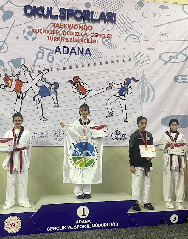 Sakarya’nın gururu Ecrin Yılmaz Türkiye şampiyonu oldu