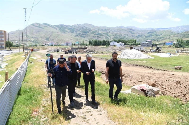 EŞ BAŞKAN SÖYLEMEZ, ÇALIŞMALARI İNCELEDİ.