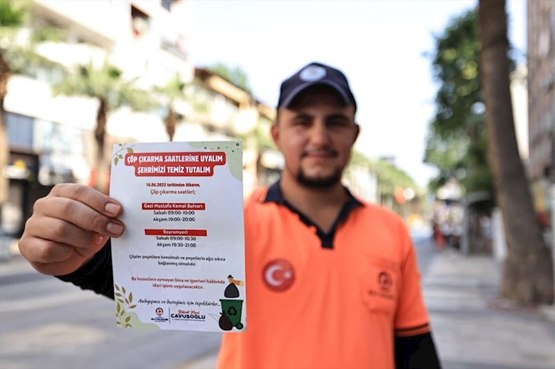 Gazi Bulvarı ve Bayramyeri’nde çöp çıkarma saatleri değişti