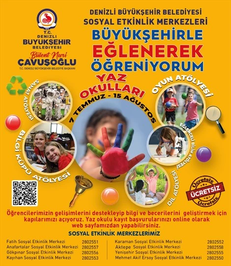 Büyükşehir’den çocuklara eğlenceli ve öğretici yaz tatili