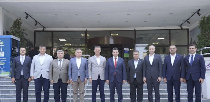 Çorlu Kaymakamı Murat Eren`den Çorlu Belediyesine Veda Ziyareti