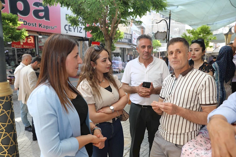 Eşbaşkan Uzunay’dan Pazar Esnafına Ziyaret