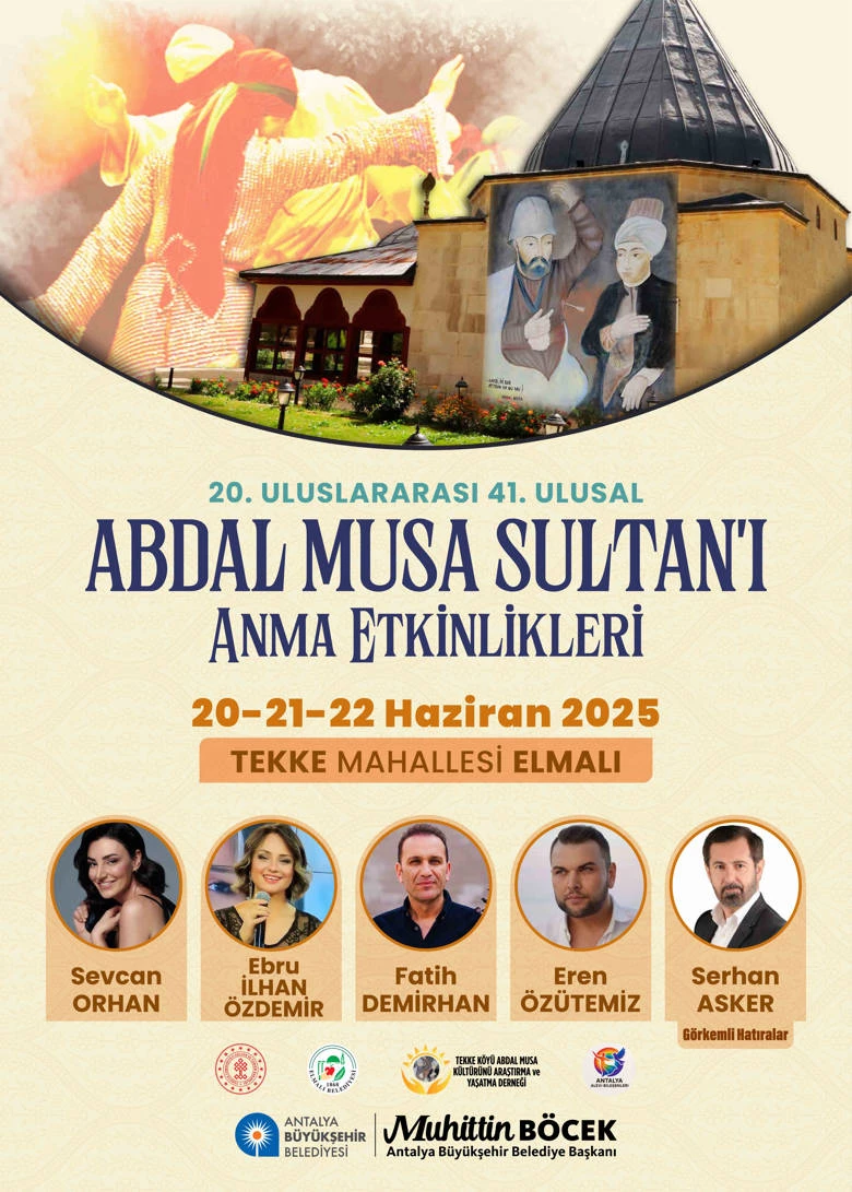 Abdal Musa Anma Etkinlikleri başlıyor