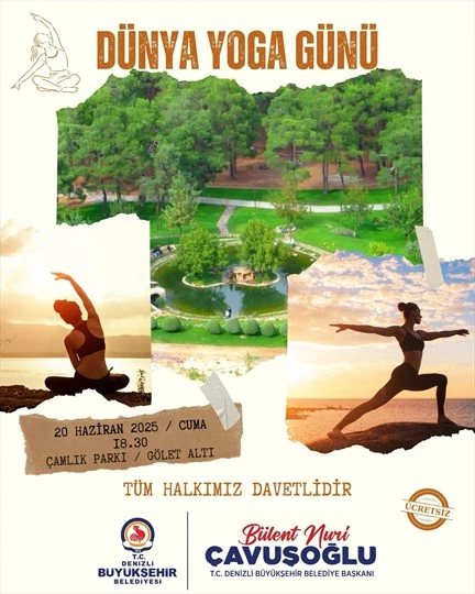 Çamlık Parkı’nda Dünya Yoga Günü kutlanacak