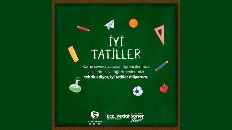 İYİ TATİLLER ÇOCUKLAR…