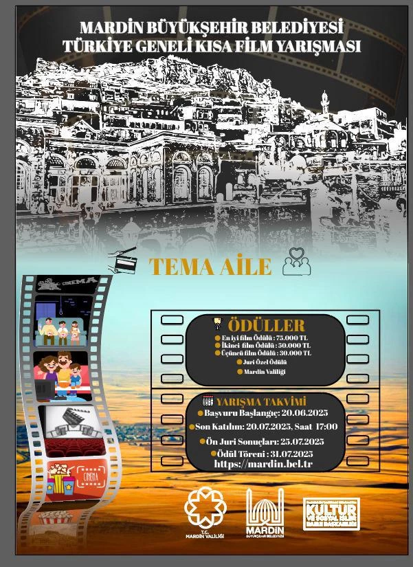 Mardin’de İlk Kez Düzenlenecek Kısa Film Yarışmasına Başvurular Başladı