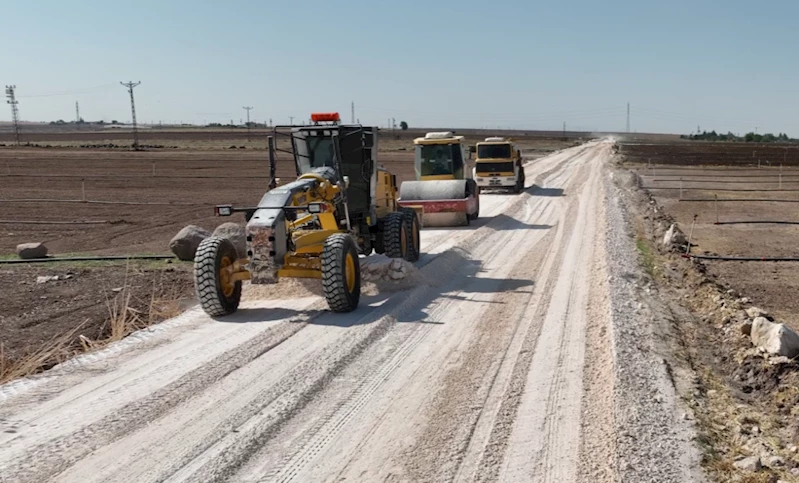 BÜYÜKŞEHİR’DEN CEYLANPINAR KIRSALINA SICAK ASFALT HİZMETİ