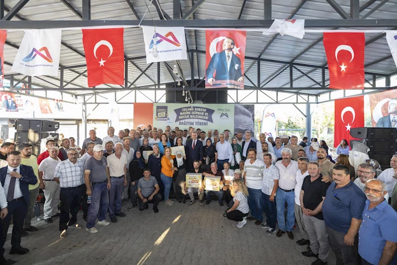 Mersin Büyükşehir’in Tarıma Desteği Tam Gaz Devam Ediyor