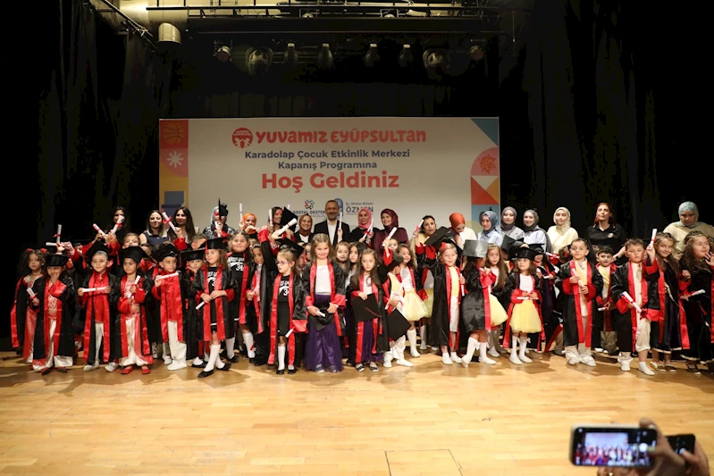 Minik mezunlardan coşkulu veda: Karadolap ÇEM’de kep töreni heyecanı