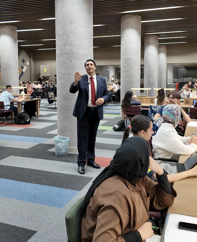 BAŞKAN YILMAZ’DAN YKS’YE GİRECEK ÖĞRENCİLERE ZİYARET