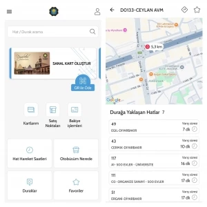 Diyarbakır Ulaşım Uygulamasına yeni özellikler eklendi