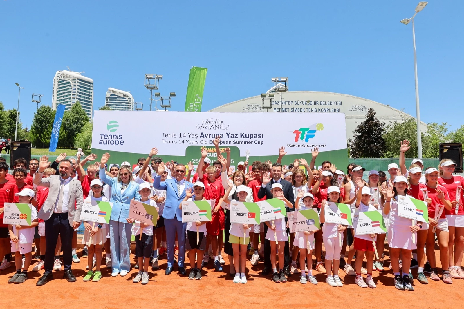 8 ülke, 50 sporcu!  Avrupa Yaz Kupası Gaziantep’te başladı