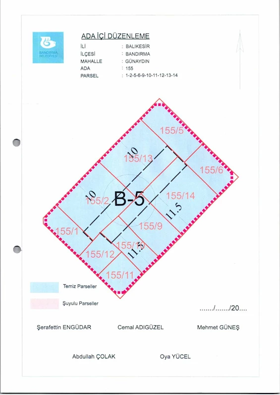 Günaydın Mh. 155 Ada İçi Düzenlemesi