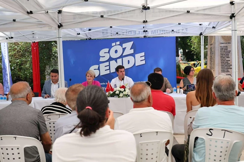 BODRUM BELEDİYESİNDEN AÇIK MİKROFON TOPLANTISI