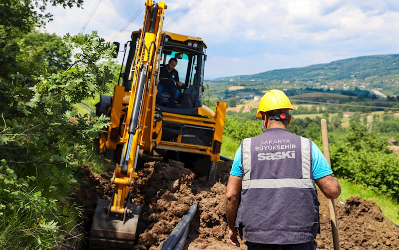Hendek’in 3 mahallesine 3 bin metrelik yeni hat, su deposu ve alternatif su kaynağı