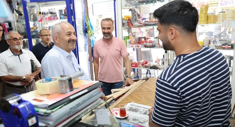 Başkan Büyükgöz Esnafla Buluştu