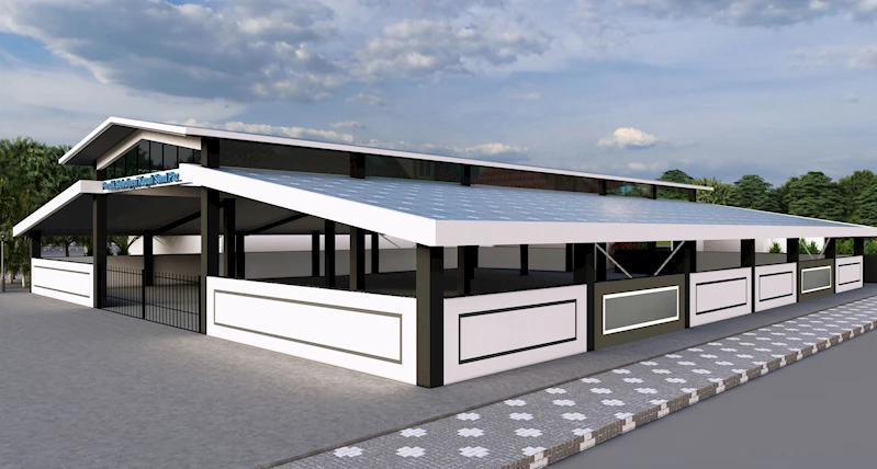 “Yayalar Kapalı Semt Pazarı ve Afet Acil Durum Toplanma Merkezi”nin yapımına başladı