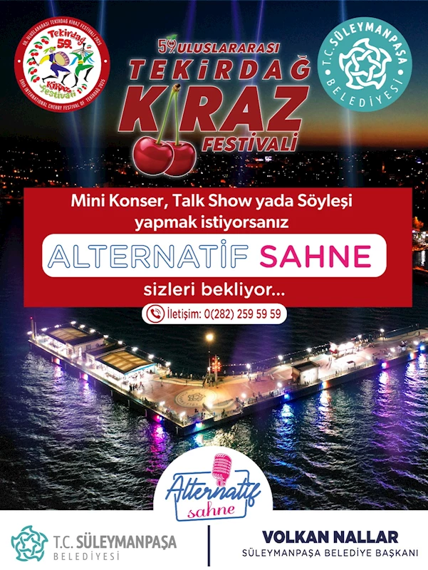 Kiraz Festivali’nde Yerel Sanatçılara Alternatif Sahne Sürprizi