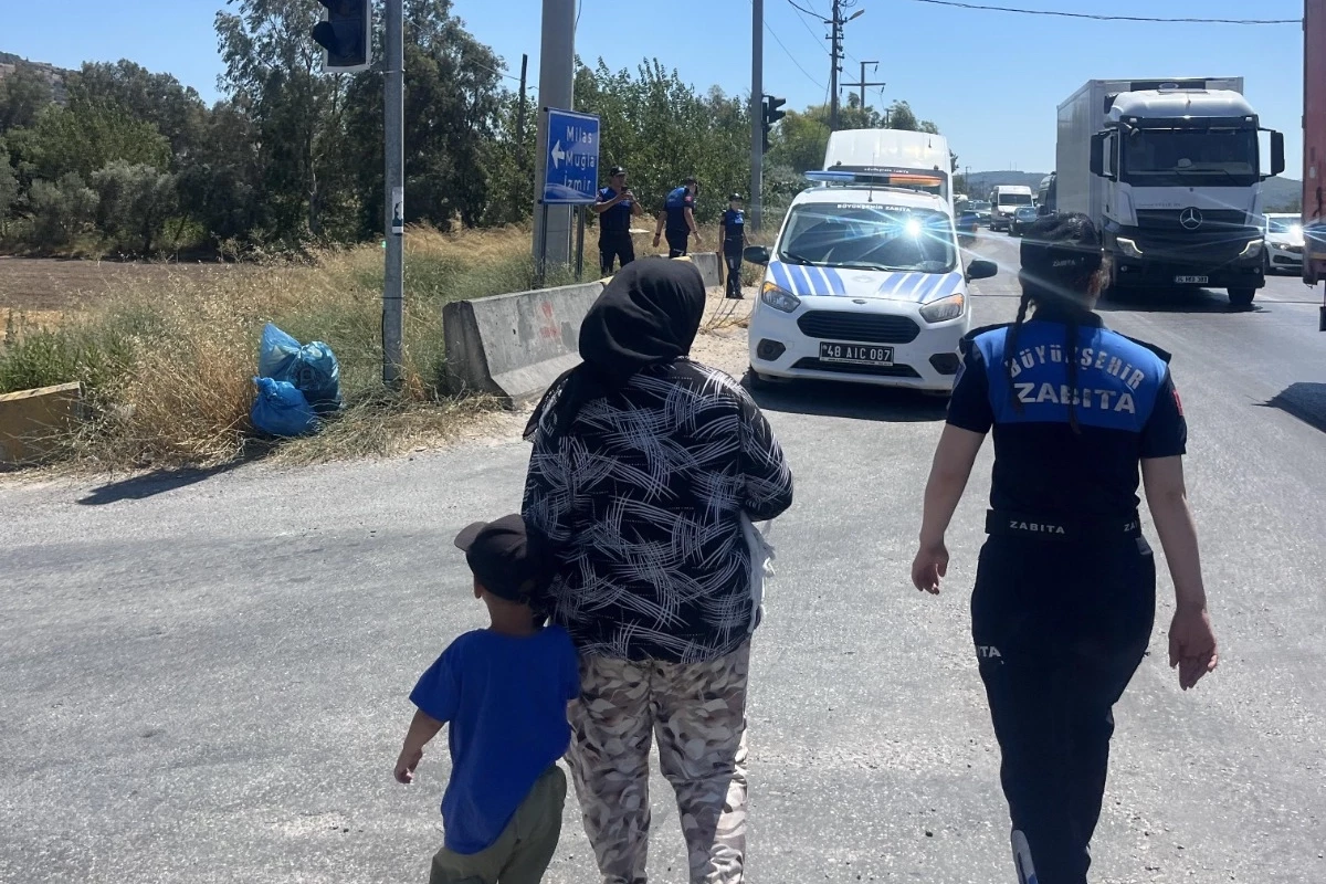 Muğla’da zabıta ekiplerinden dilencilik operasyonu