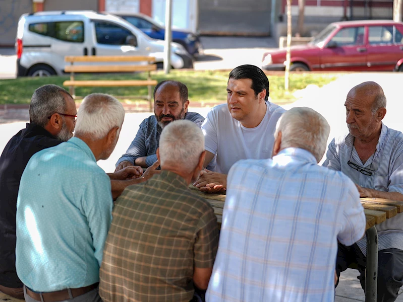 BAŞKAN YILMAZ’DAN ÖZGÜRLÜK MAHALLESİ’NE ZİYARET