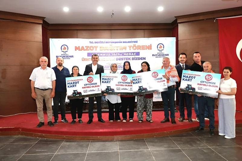 İlk mazot Başkan Çavuşoğlu’ndan