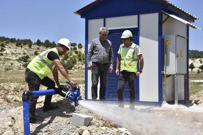 MESKİ, Güzeloluk Mahallesi’nde Su Teminini Güvence Altına Aldı