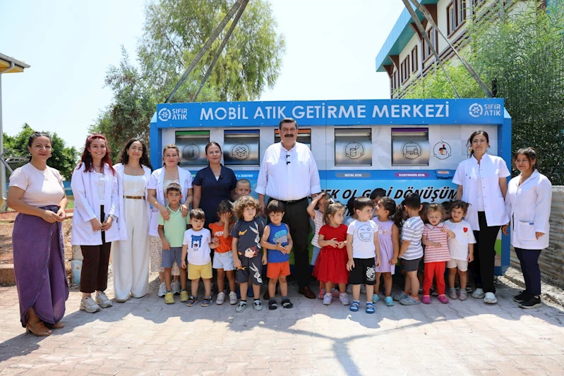 TOROSLAR’DA SIFIR ATIK SEFERBERLİĞİ: MOBİL ATIK GETİRME MERKEZİ MAHALLELERDE