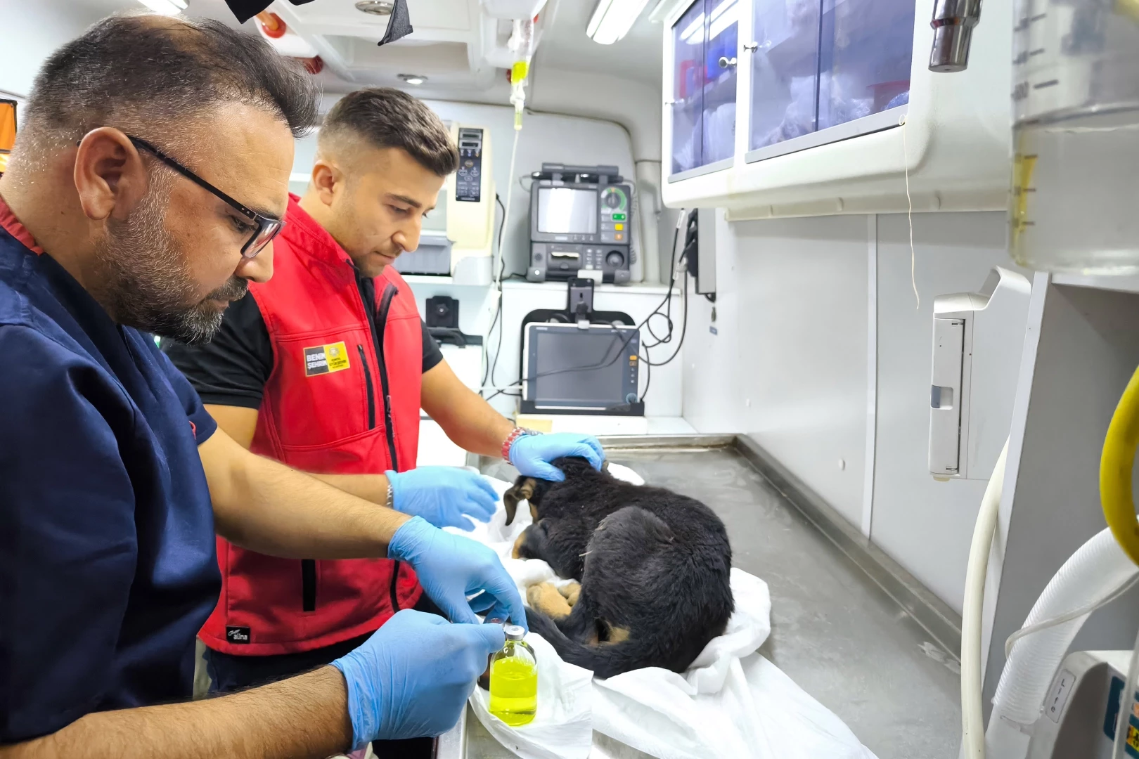 Konya İtfaiyesi’nden yürekleri ısıtan kurtarma operasyonu