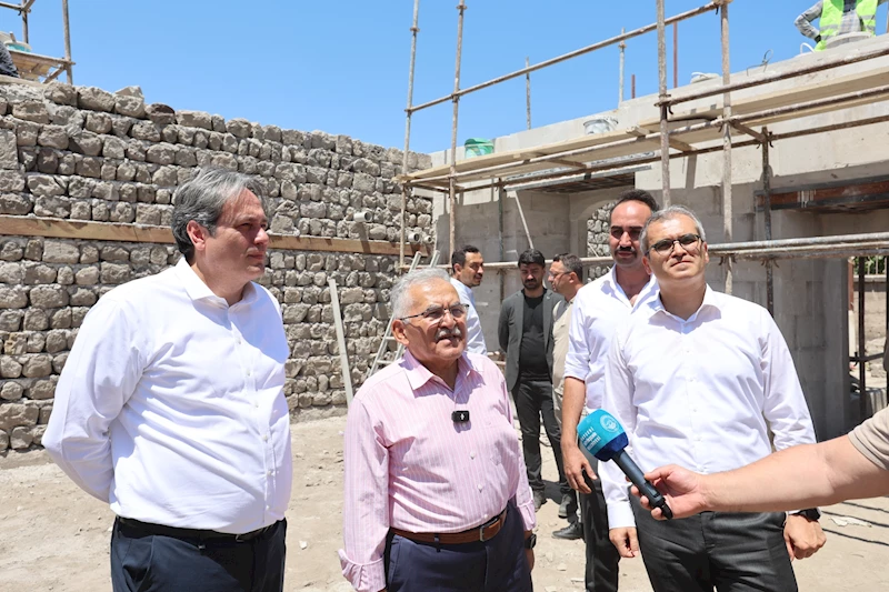 Başkan Büyükkılıç’tan Tasmakıran Camii Restorasyon Çalışmalarına Yakın Takip