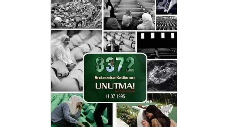BAŞKANIMIZ, SREBRENİCA SOYKIRIMINDA KATLEDİLEN 8372 BOŞNAK KARDEŞİMİZİ RAHMETLE ANDI
