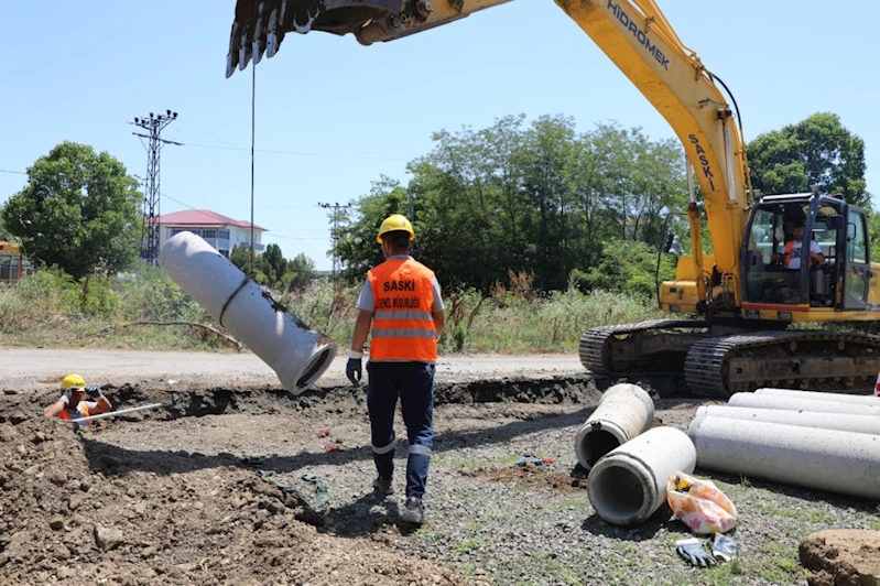 TEKKEKÖY’DE YENİ ATIK SU HATTI