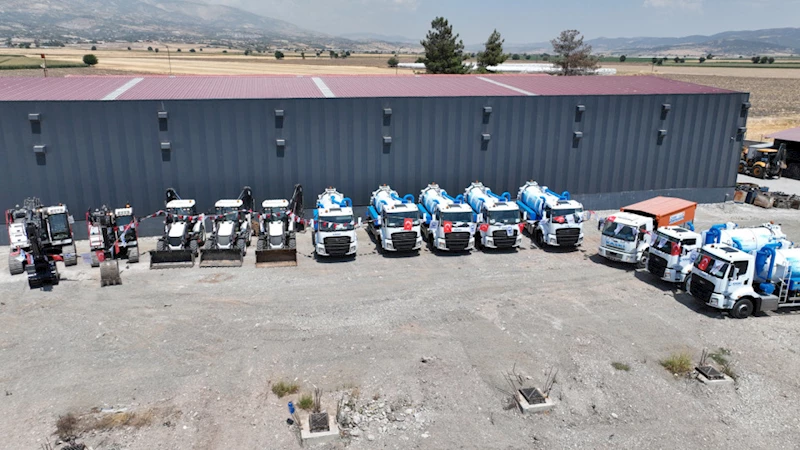 KASKİ’ye 16 Yeni Hizmet Aracı