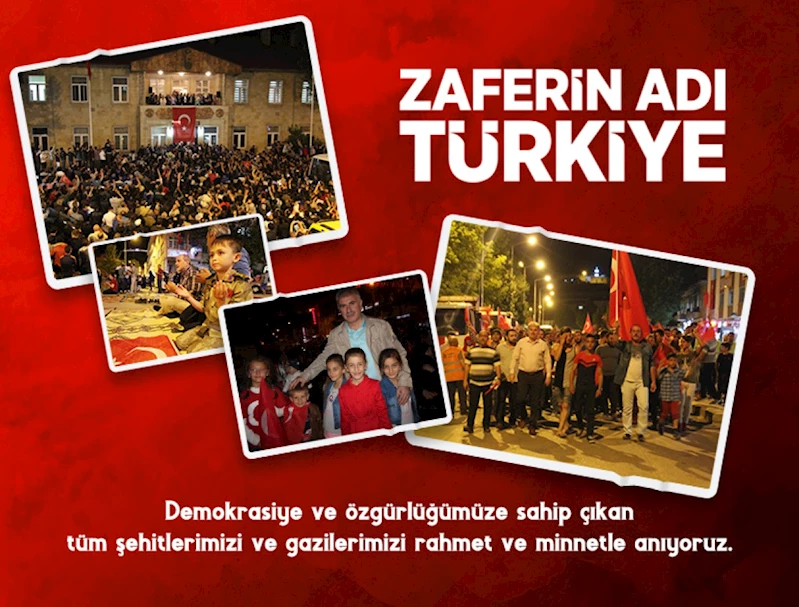 BELEDİYE BAŞKANIMIZIN 15 TEMMUZ MESAJI