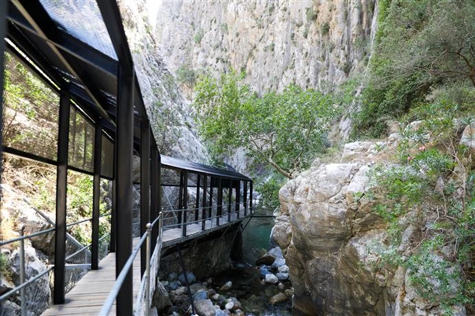 SAPADERE KANYONU YENİDEN ZİYARETE AÇILDI