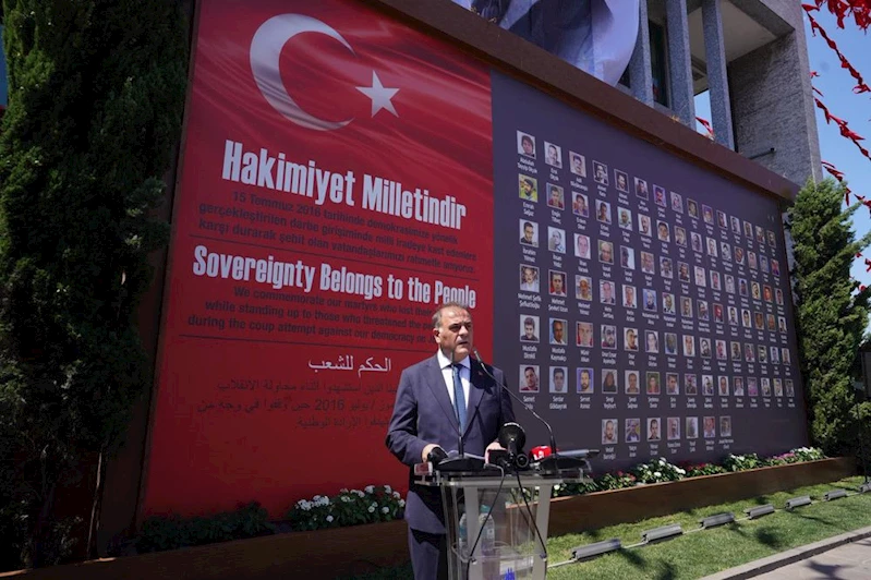 15 TEMMUZ ŞEHİTLERİ İBB ÖNÜNDE ANILDI