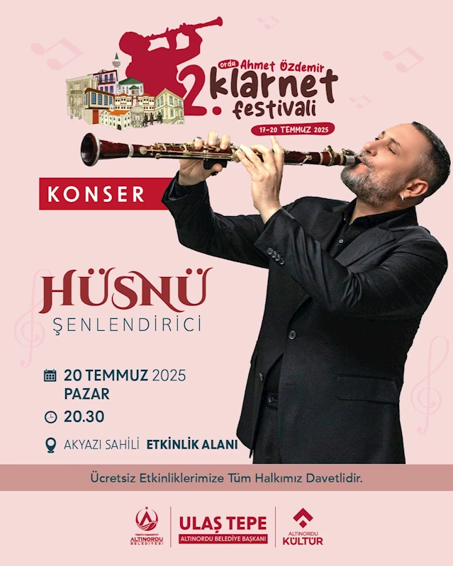 ORDU AHMET ÖZDEMİR KLARNET FESTİVALİ BAŞLIYOR
