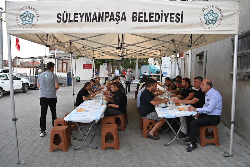 Süleymanpaşa Belediyesinden Yangınla Mücadeleye Destek