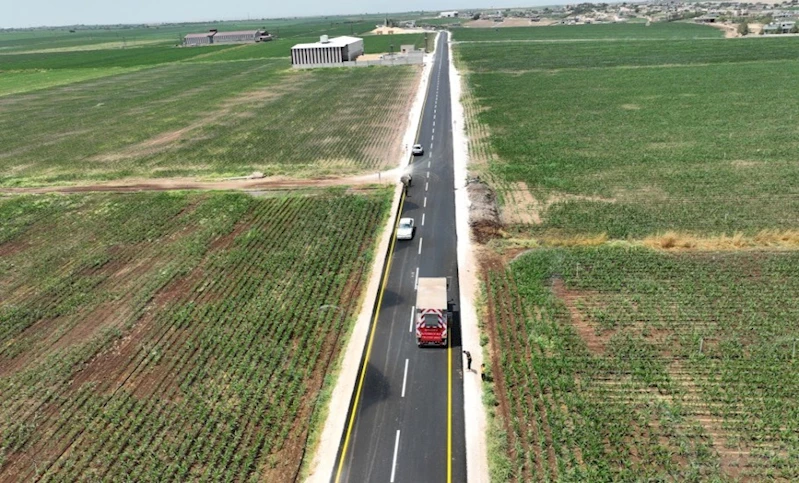 CEYLANPINAR KIRSALINDA 8 KİLOMETRELİK SICAK ASFALT ÇALIŞMASI TAMAMLANDI