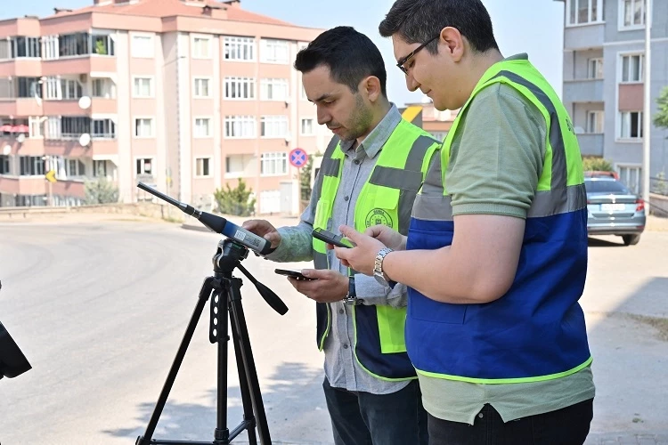 Bursa’da çevresel gürültü ölçümü yapıldı