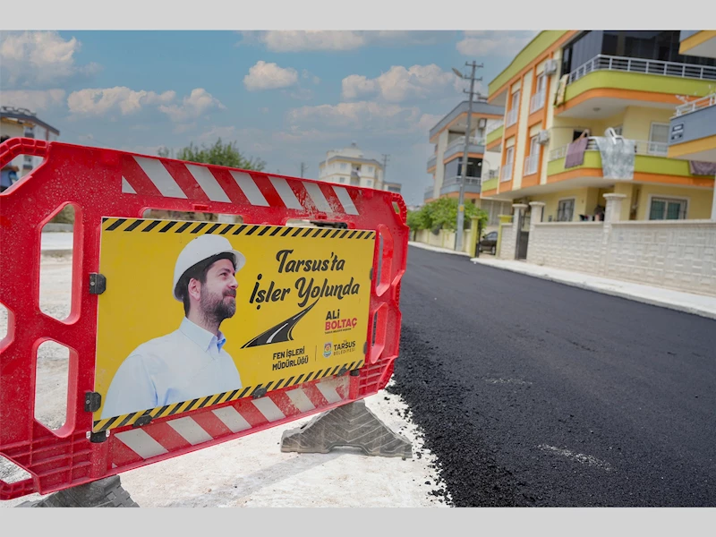 -TARSUS BELEDİYESİ’NDEN BAĞLAR MAHALLESİ’NE YOL ATAĞI
