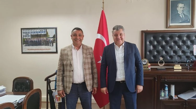 BAŞKANIMIZ, KGM ETÜT, PROJE VE ÇEVRE DAİRESİ BAŞKANIMIZ SAYIN SİNAN SEZEN’İ ZİYARET ETTİ