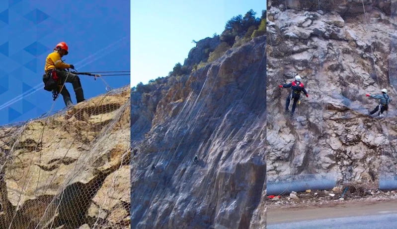 SARP YAMAÇLARA ÇELİK ZIRH