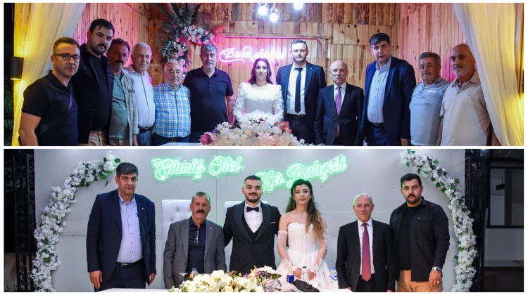 BELEDİYE BAŞKAN YARDIMCIMIZ ORHAN MAZMAN, DÜĞÜN TÖRENLERİNE KATILDI