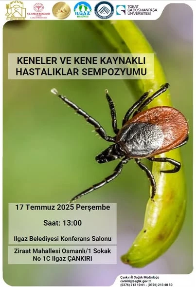 Ilgaz Kene ve Kene Kaynaklı Hastalıklar Sempozyumuna Davet