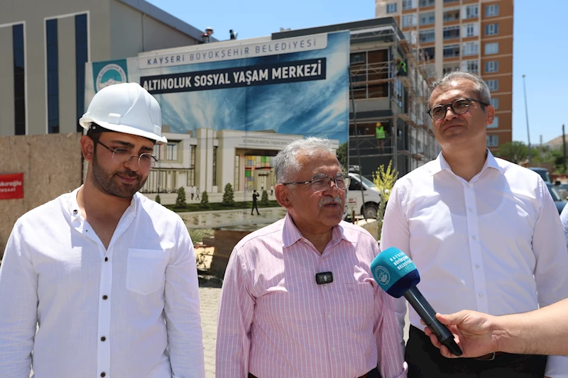 Altınoluk Sosyal Yaşam Merkezi’ni İnceleyen Başkan Büyükkılıç’tan “Eser ve Hizmet Siyaseti” Vurgusu