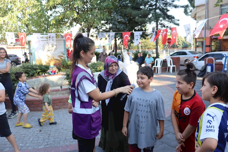 İZMİT BELEDİYESİNDEN KURUÇEŞME’DE RENKLİ ÇOCUK ETKİNLİĞİ