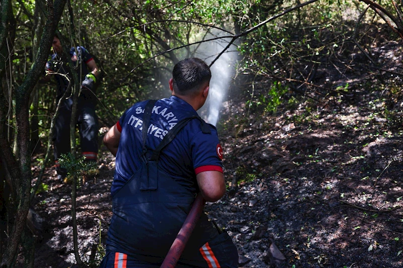 Kömürlük’teki orman yangını kontrol altında