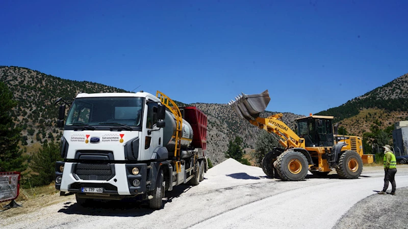 Büyükşehir’den Göksun’a 22 Milyonluk Yol Yatırımı