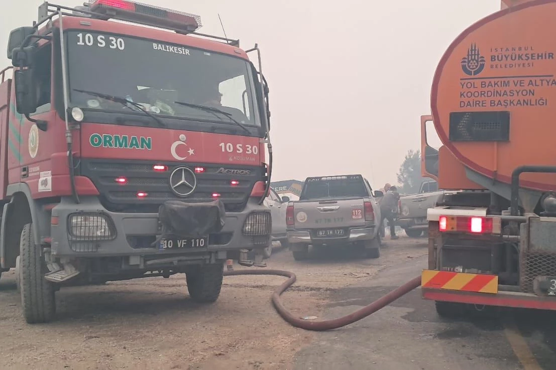 Sakarya ve Bilecik’teki yangınlara İBB seferberliği