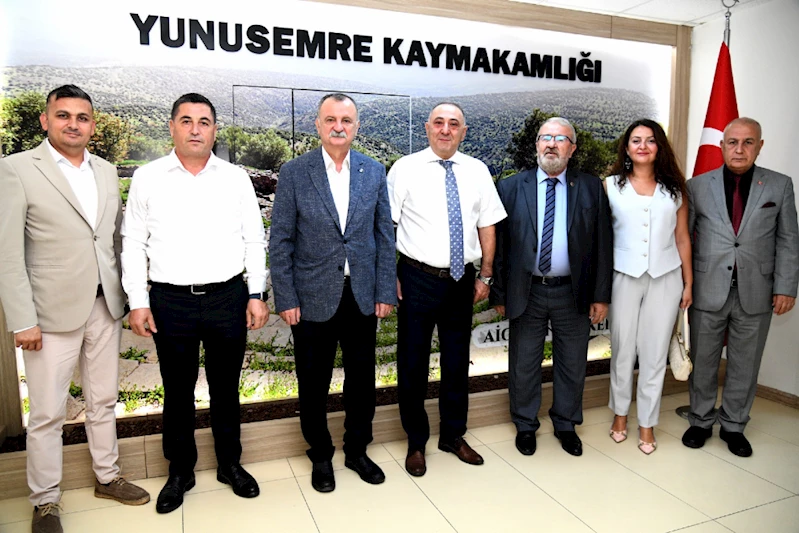 BAŞKAN BALABAN’DAN KAYMAKAM CANTÜRK’E HAYIRLI OLSUN ZİYARETİ